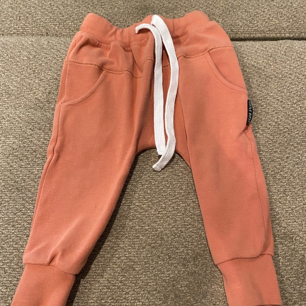 Little Bipsy Joggers- Salmon Color
